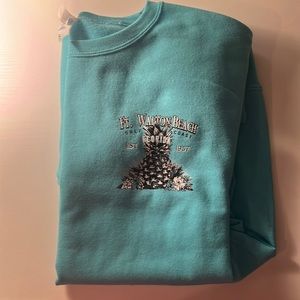 Blue Fort Walton beach sweatshirt